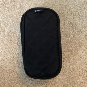 Compact travel makeup bag